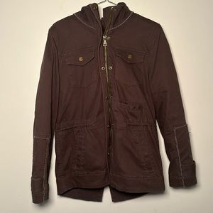 Ugg jodie convertible field parka dark gray utility removable down